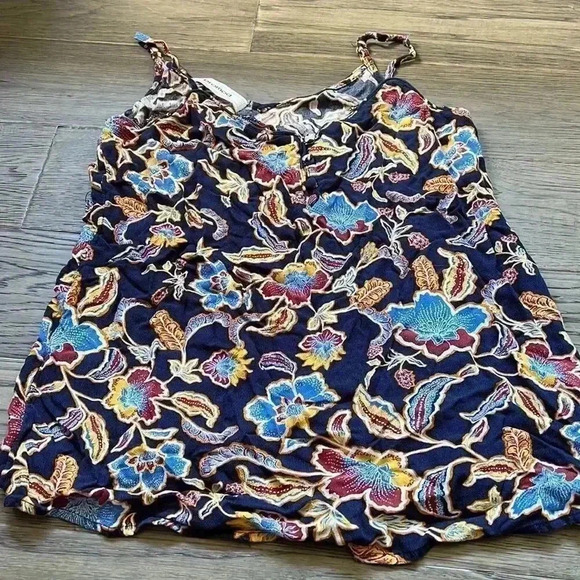🌸3/$30🌸PROMOD | Colourful floral tank  top - Picture 2 of 7